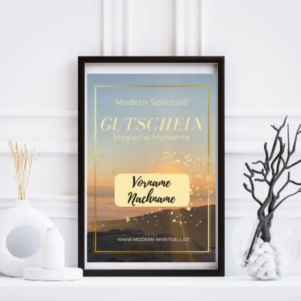 Gutschein Modern Spirituell